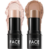 FOCALLURE Contorno mineral cremoso, dos piezas, definición facial rápida.