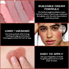 FOCALLURE Burning Clay en labios, color unificado y suave de aplicar.