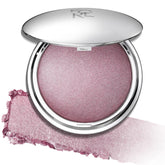 FOCALLURE iluminador rostro y cuerpo, galaxia rosada, brillo suave y duradero.