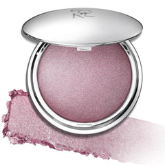 FOCALLURE iluminador rostro y cuerpo, galaxia rosada, brillo suave y duradero.
