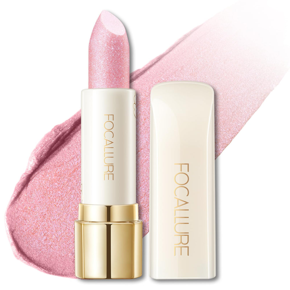 FOCALLURE Labios con brillo perlado para un look radiante y uniforme.
