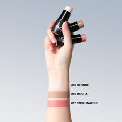 FOCALLURE tres palitos contorno crema rubor para realzar mejillas.