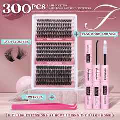 Focipeysa clúster pestañas con rizo C para elevación natural.