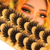 Pestañas Focipeysa con rizos ondulados y 18mm para una mirada más amplia.