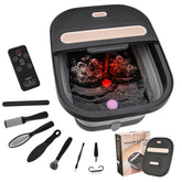 FOFOJÔY Collapsible Foot Spa Bath folds for easy storage and quick setup.