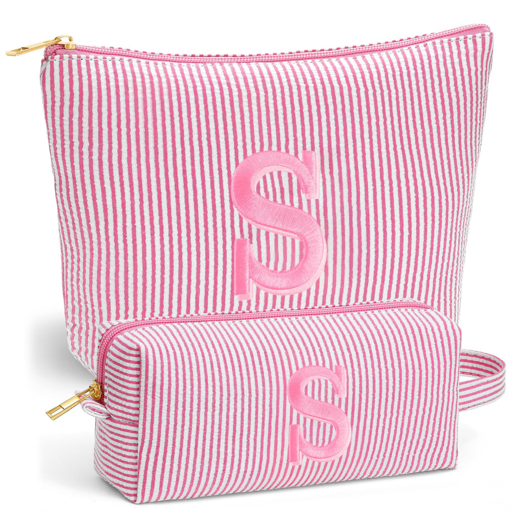 Fohufo bolso de maquillaje viaje grande, amplio espacio para productos esenciales