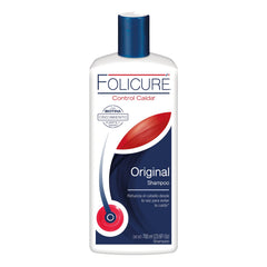 Folicure Original Shampoo empaque de botella para uso diario suave.