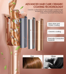 Follexmoe temperature panel shows 320–428°F range.