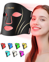 FOLOKE mascara LED roja 630nm para revitalizar la piel.