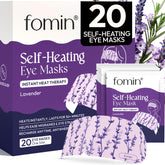 Mascarilla ocular FOMIN Lavanda lista para usar y relajar la vista cansada.