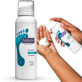 Footlogix DD Cream Mousse, textura ligera que hidrata pies secos.