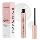 ForChics Serum, aplicador delgado mostrando aplicación precisa en pestañas
