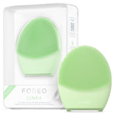 FOREO LUNA 4, limpieza facial 2 en 1 para poros limpios y piel fresca.