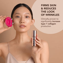 FOREO Serum Supercargado 2.0, aplicación facial y cuello para una piel más suave.