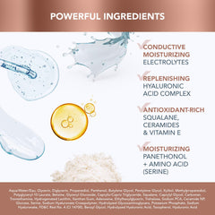 FOREO Serum Supercargado 2.0, conducción microcorriente mejorada para uso seguro.