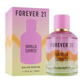 Botella Forever 21 Vanilla Sunrise EDP, aroma suave para cualquier ocasión.