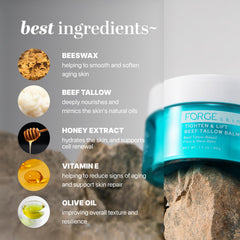 Forge Skin Honey Extract infusion glow highlights natural nourishment for skin.