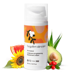 Forgotten Skincare axilas: bote-aplicación para uso diario.