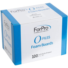 ForPro O-Files: hoja de espuma, cara-grano 100, cara-grano 180, para retoques precisos.