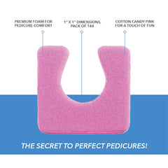 ForPro separador de dedos para pedicura, facilita separación entre uñas