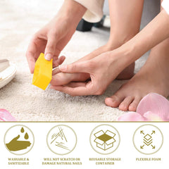 ForPro Ultra Gold bloque pulidor higienico para manicura y pedicura