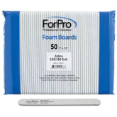 ForPro Zebra Tablero de Espuma, lado 120 grano, limado preciso para uñas naturales