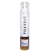FoxyBae Brunette Breeze bottle blends seamlessly with dark hair, no white residue.