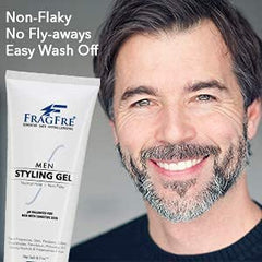 FRAGFRE gel sin fragancia aplicado en cabello para peinado