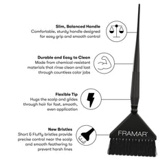 Puntas cortas y suaves FRAMAR para trabajo cercano a la raíz.