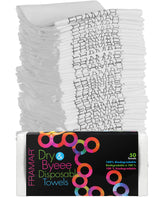 FRAMAR serviettes salon biodégradables en paquet, douceur luxueuse pour cheveux.