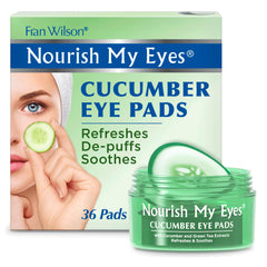 Fran Wilson parches ojos pepino refrescante que alivia la hinchazón