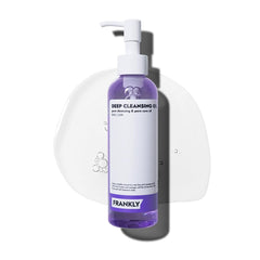 FRANKLY: botella del aceite limpiador de poros purifica la piel y regula el sebo.