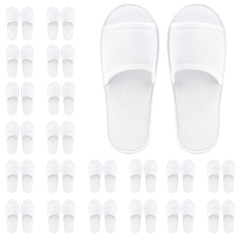 Frcctre zapatillas desechables con dedo abierto para comodidad de los invitados