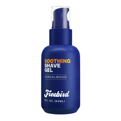 Freebird gel de afeitar botella 60 ml para viaje, deslizamiento suave