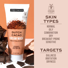 Freeman Dutch Cacao textura crema: muestra la consistencia cremosa.