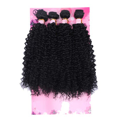 FRELYN Kinky Curly Bundles de 18 pulgadas, rizos definidos y aspecto natural para uso diario.