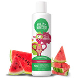 Fresh Monster 2-in-1 shampoo conditioner bottle top ensures easy grip for kids.
