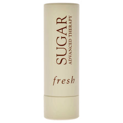 Textura crema suave de Fresh Sugar Avanzado Labial para labios hidratados.