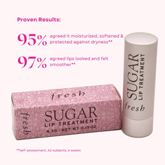 Tono rosado natural de Fresh Sugar Lip Treatment Rose que se adapta