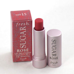 Fresh Sugar Lip Treatment SPF 15 Rose application demonstrates smooth glide.