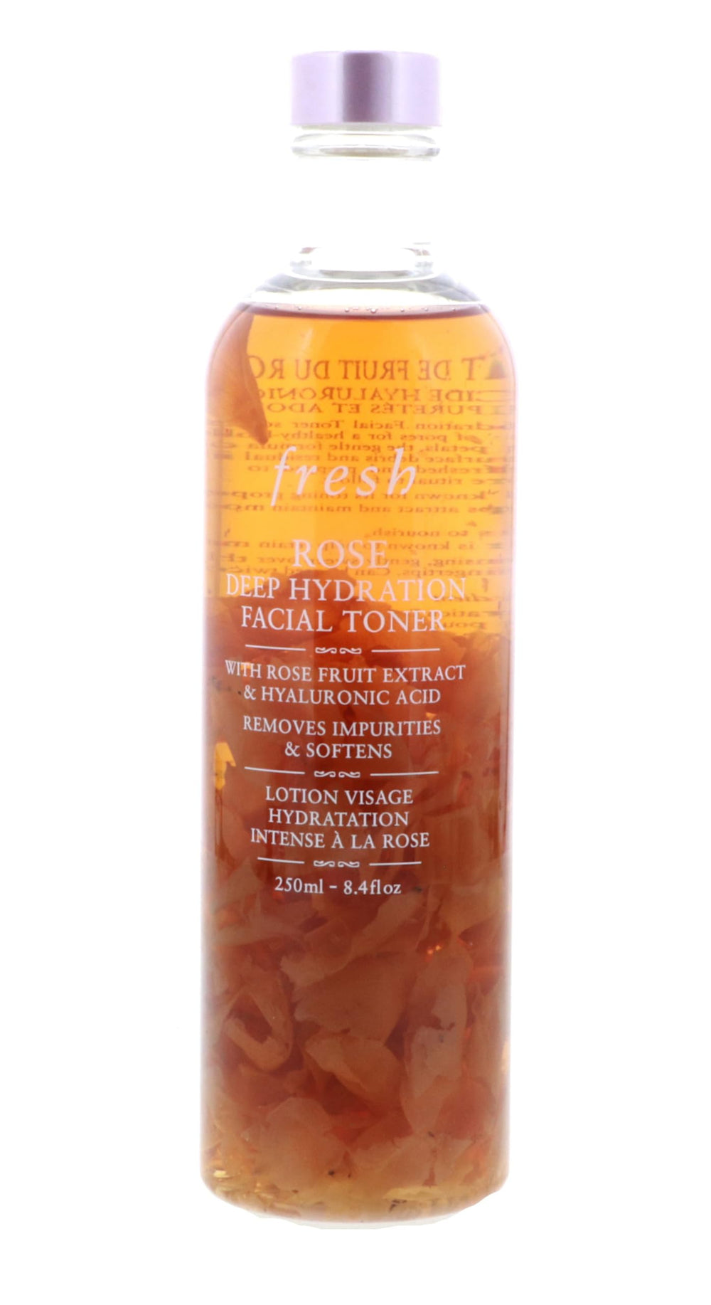 Fresh tonique rose: bouteille affichant l hydratation durable et fraîcheur quotidienne.