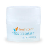 Freshscent desodorante barra 0,5 oz, tamaño de viaje, ideal para viaje.