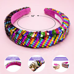 Diadema FROG SAC, talla 13 pulgadas, apta para niñas y adolescentes.