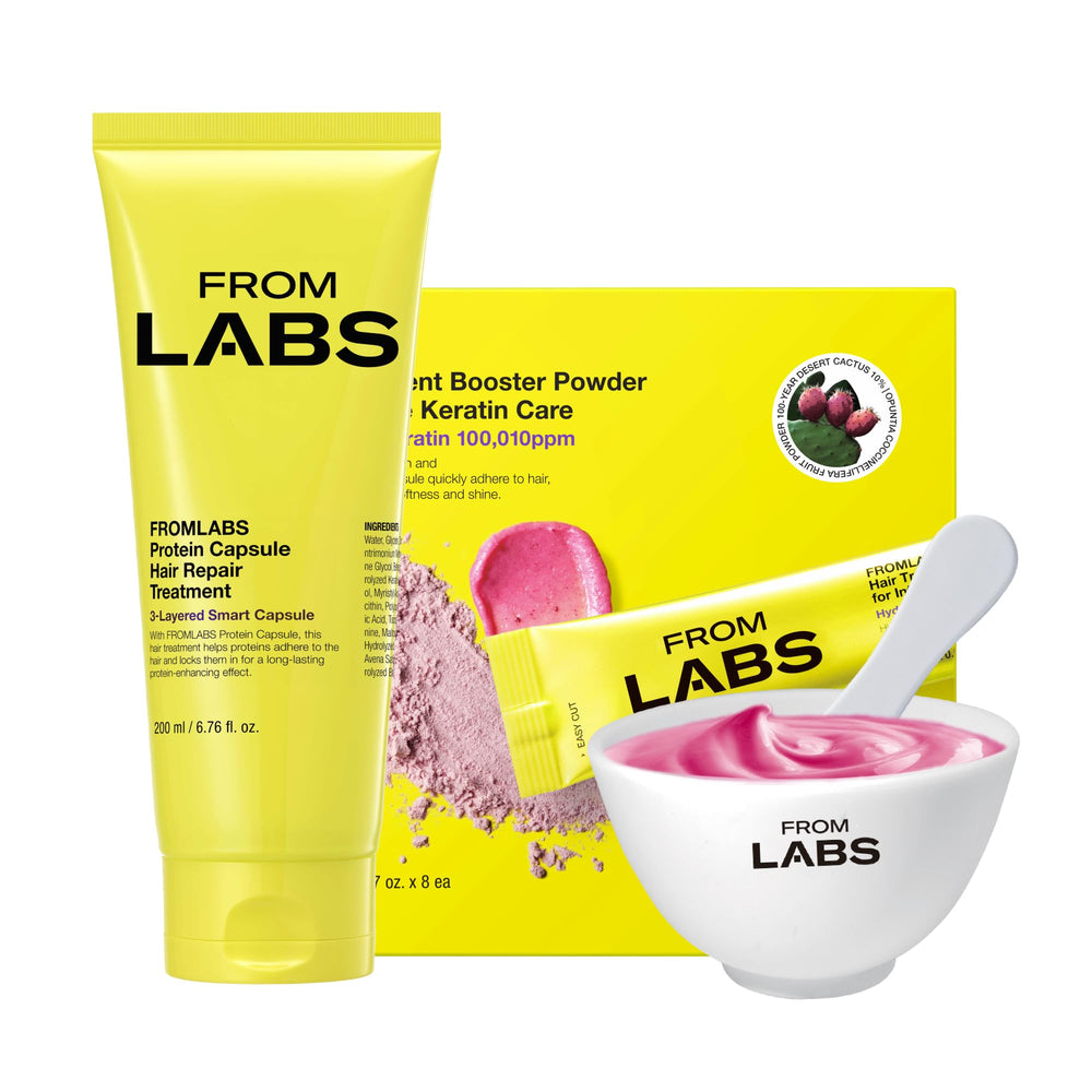 FROMLABS Hair Repair Duo: botellas con cápsulas de proteína para cabello suave