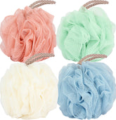 fu store esponja loofah 60 g para ducha exfoliación suave y espuma abundante.