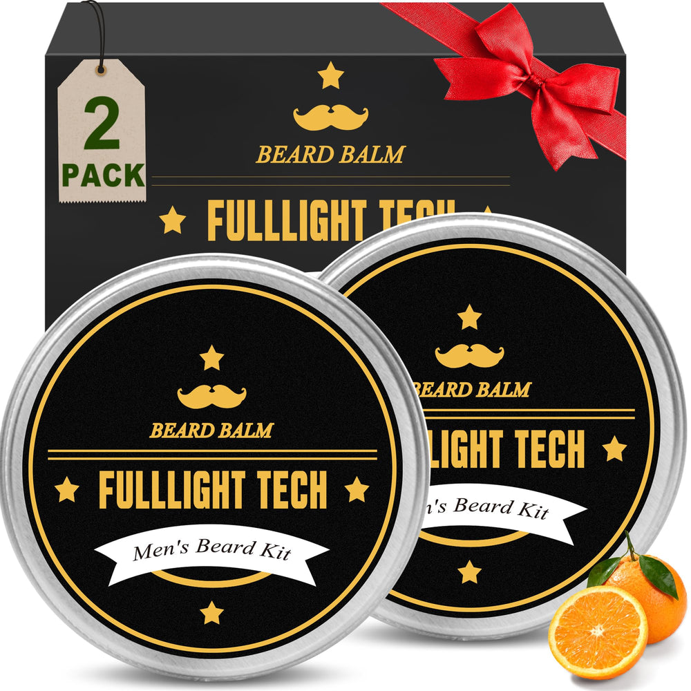 Bálsamo para barba FULLLIGHT TECH empaque cítrico de doble paquete para regalo