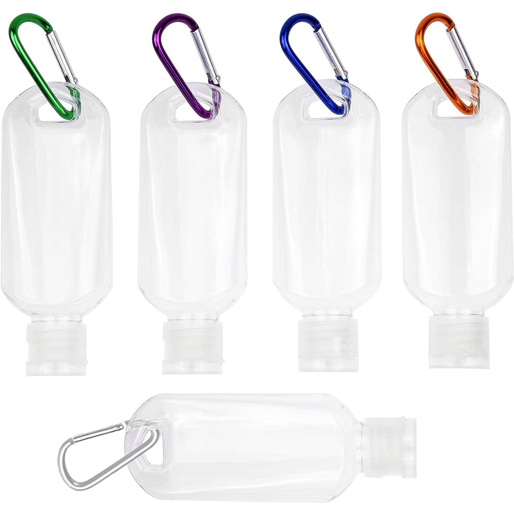 FUNAUPGO botellas vacías 50ml para llevar desinfectante o cosméticos.