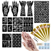 Funtigee conjunto de tatuajes temporales con 95 diseños para arte corporal