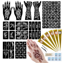 Funtigee conjunto de tatuajes temporales con 95 diseños para arte corporal