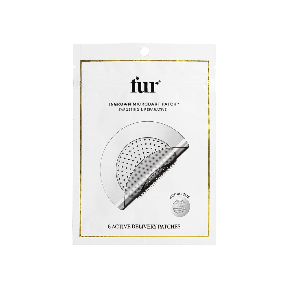 Parche Fur microdart para pelos encarnados en un práctico pack.